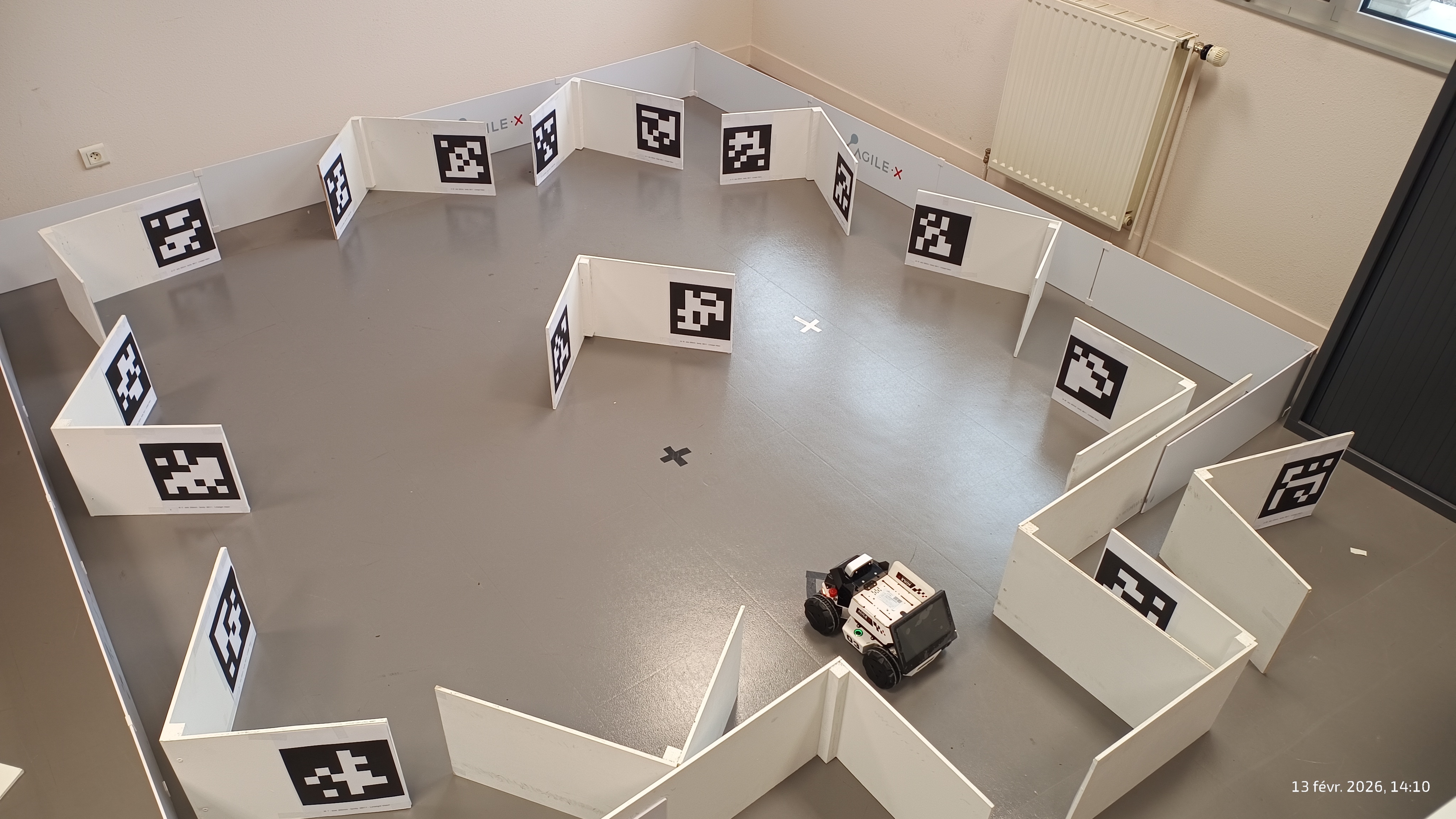 Real robot scenario 1 overview